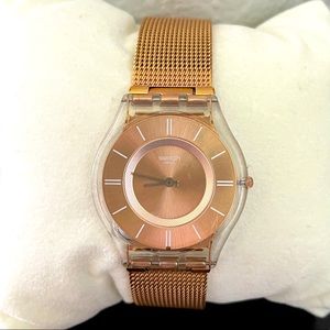 Swatch Rose Gold watch